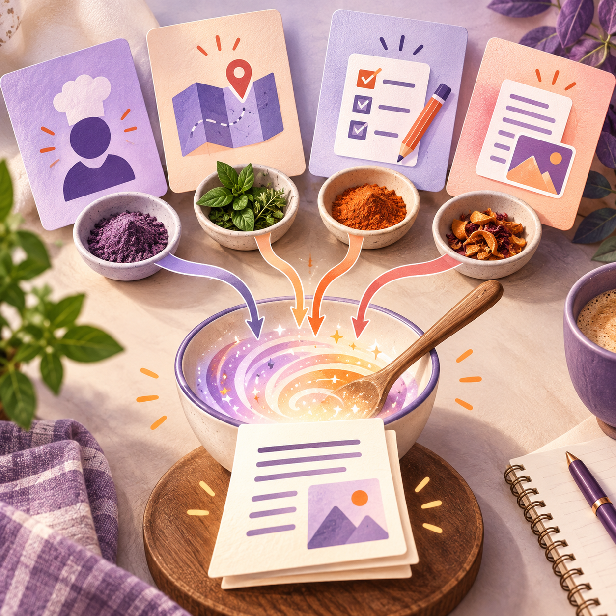 Portada visual de Taller de Prompts: La Receta Secreta (Nivel 1)