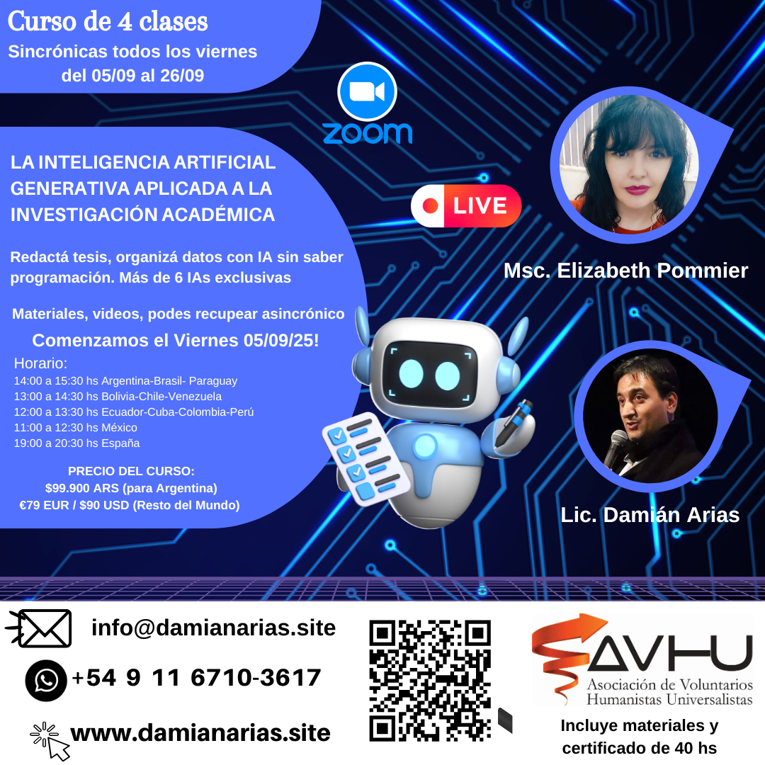 Curso IA Generativa aplicada a la investigación académica