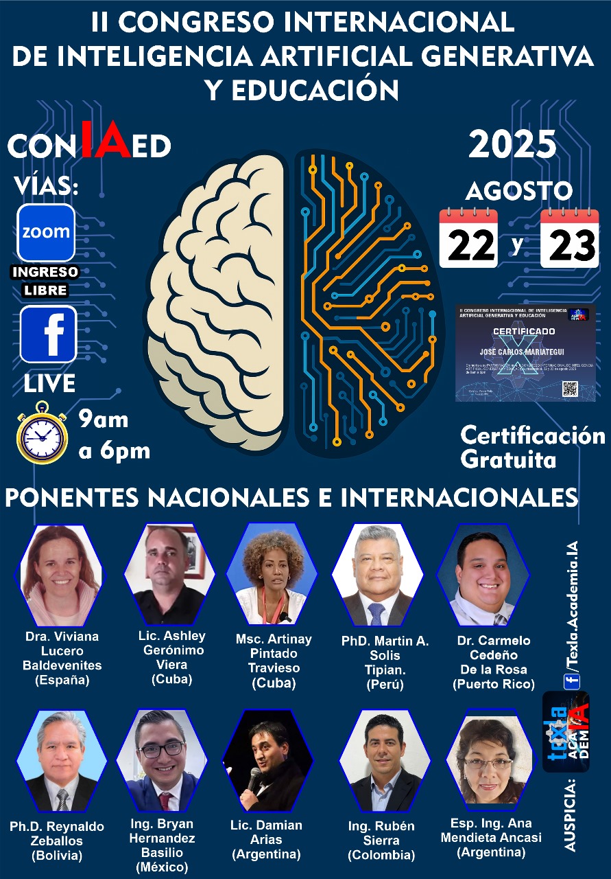 Flyer del Congreso de IA y Educación