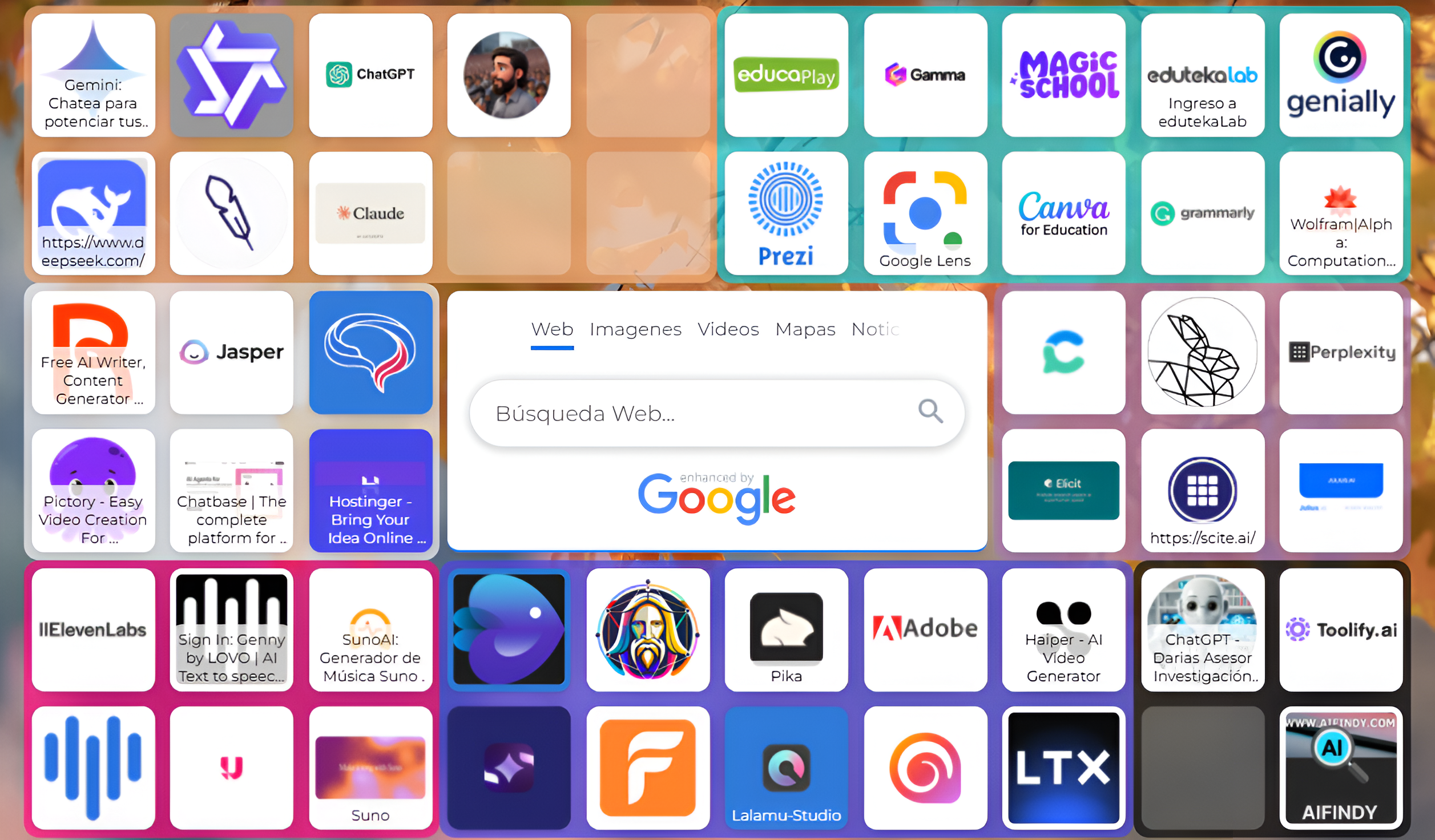 Herramientas digitales — vista previa
